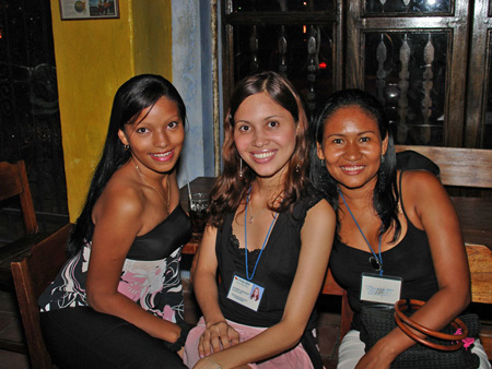 A photo of three beautiful girls from Medellin