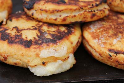 A photo of arepas